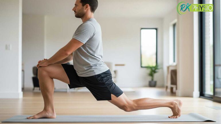 کشش فلکسورهای ران (Hip Flexor Stretch)